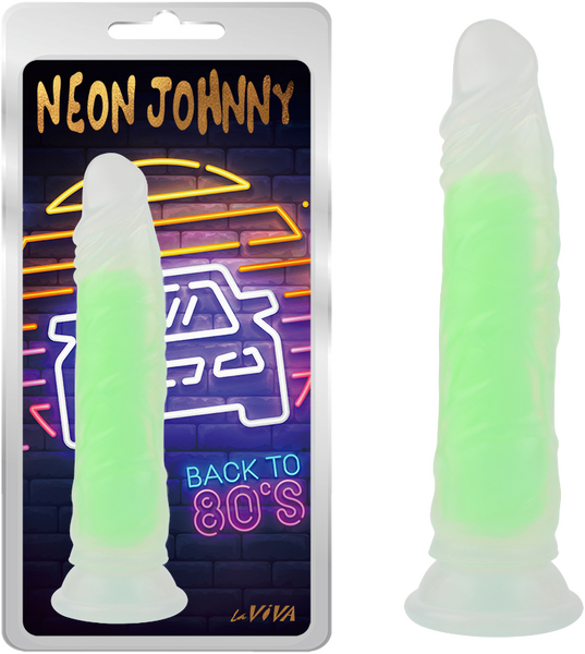 Neon Johnny 8.4" (Glow Pink) > Vibrators > Standard Vibrators - Tophatter Daily Deals