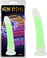 Neon Stevie 8.4 Inch – Glow-in-the-Dark Silicone Vibrator > Dildos > Realistic Dildos - Tophatter Daily Deals