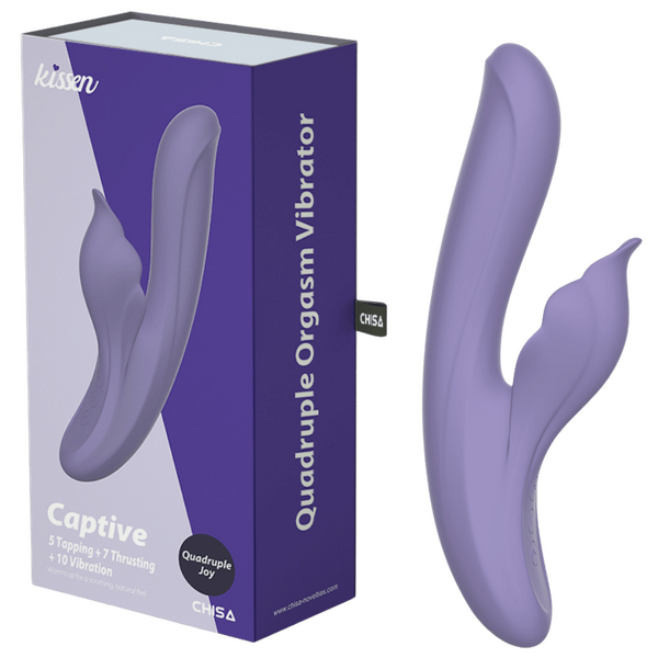 Captive – Waterproof Silicone Vibrator with 5 Tapping and 7 Thrusting Functions > Vibrators > Ladies > Rabbit - Tophatter Daily Deals