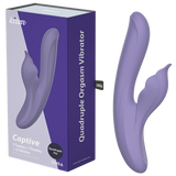 Captive – Waterproof Silicone Vibrator with 5 Tapping and 7 Thrusting Functions > Vibrators > Ladies > Rabbit - Tophatter Daily Deals