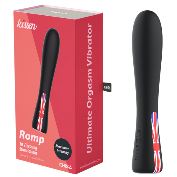 Romp – Waterproof 18cm Silicone Vibrator with 10 Vibration Patterns > Vibrators > Standard Vibrators - Tophatter Daily Deals