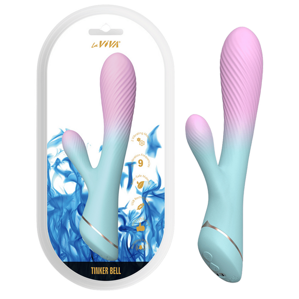 Tinker Bell – Waterproof Rechargeable Vibrator with Dual Motors and 9 Frequencies > Vibrators > Ladies > Rabbit - Tophatter Daily Deals
