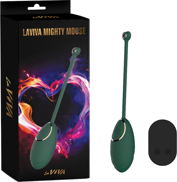 Laviva Mighty Mouse – Remote-Controlled Vibrating Egg with Seven Modes > Sex Toys For Ladies > Vibrating Eggs - Tophatter Daily Deals