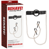 Breathable O-Ring Gag with Nipple Clamps – BDSM Accessory > Sex Toys > Nipple Clamps - Tophatter Daily Deals