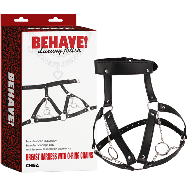 Breast Harness with O-Ring Chains – BDSM Bondage Harness > Clothes > Womens Harnesses - Tophatter Daily Deals