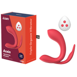 Acein – Remote-Controlled Waterproof Vibrator with 3 Motors and 10 Vibration Modes > Vibrators > Unconventional - Tophatter Daily Deals