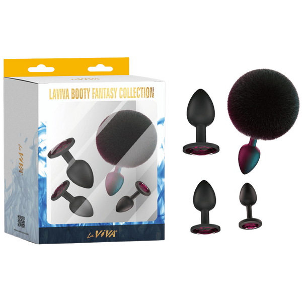 Booty Fantasy 4 Piece Diamond Butt Plug Collection – Luxury Butt Plug Set > Anal Range > Butt Plug Kits - Tophatter Daily Deals