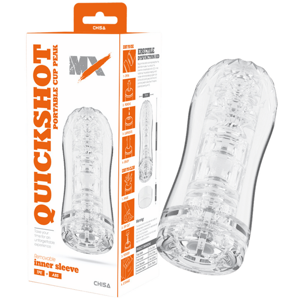 Quickshot Portable Cup Peak – Super-Soft 17cm Male Masturbator Sleeve > Sex Toys For Men > Masturbators Cup - Tophatter Daily Deals