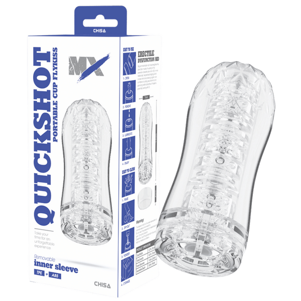 Quickshot Portable Cup Flykiss – Super-Soft 17cm Male Masturbator > Sex Toys For Men > Masturbators Cup - Tophatter Daily Deals