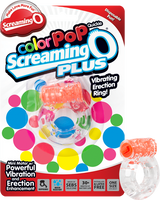 Screaming O Colour Pop Quickie Plus – Vibrating Erection Ring > Cock Ring > Vibrating - Tophatter Daily Deals