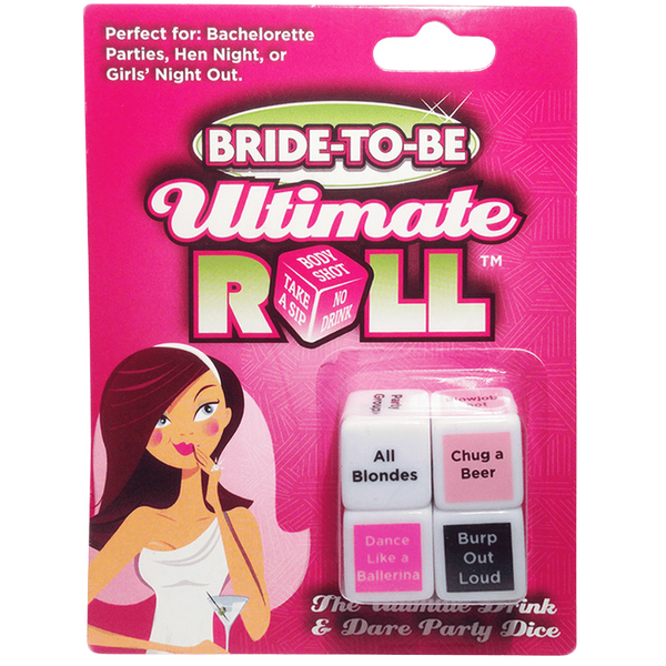 Bride to Be Ultimate Roll - Dice Game > Novelties > Bachelor & Bachelorette Items - Tophatter Daily Deals