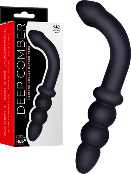 Deep Comber Hook – Ergonomic Double-Headed Silicone 6.5 Inch > Anal Range > Anal Probes - Tophatter Daily Deals
