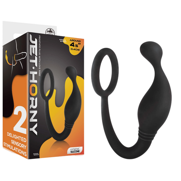 Prostate Plug With Love Ring – Hygienic Silicone 4.5 Inch Prostate Plug > Anal Range > Prostate Plugs - Tophatter Daily Deals