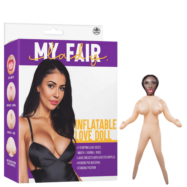 Inflatable Love Doll Standing (PVC) – Three Openings Realistic Love Doll > Sex Toys > Sex Dolls > Novelty Inflatables - Tophatter Daily Deals