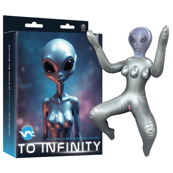 Ozara Inflatable Three-Breasted Alien Love Doll – 112 cm Tall Love Doll > Sex Toys > Sex Dolls > Novelty Inflatables - Tophatter Daily Deals