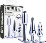 3 in 1 Metal Butt Plug Kit – High Gloss Finish Metal Butt Plugs > Anal Range > Butt Plug Kits - Tophatter Daily Deals