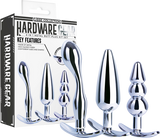 3 in 1 Metal Butt Plug Kit – High Gloss Finish Metal Butt Plug Set > Anal Range > Butt Plug Kits - Tophatter Daily Deals