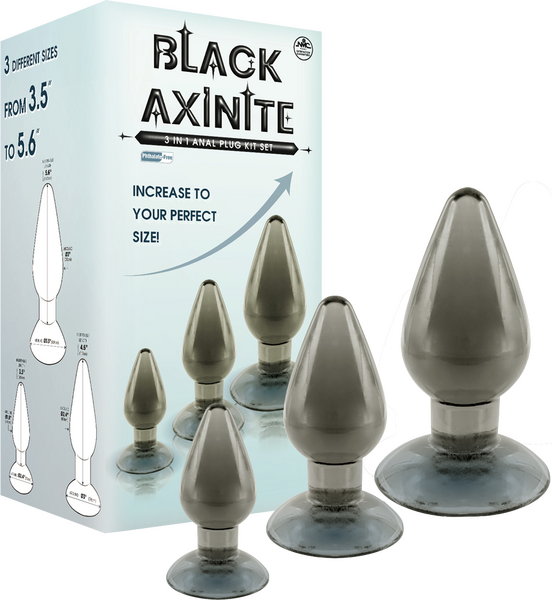 3 In 1 Anal Plug Kit – Flexible Hygienic Suction Cup Base Anal Plugs > Anal Range > Butt Plug Kits - Tophatter Daily Deals