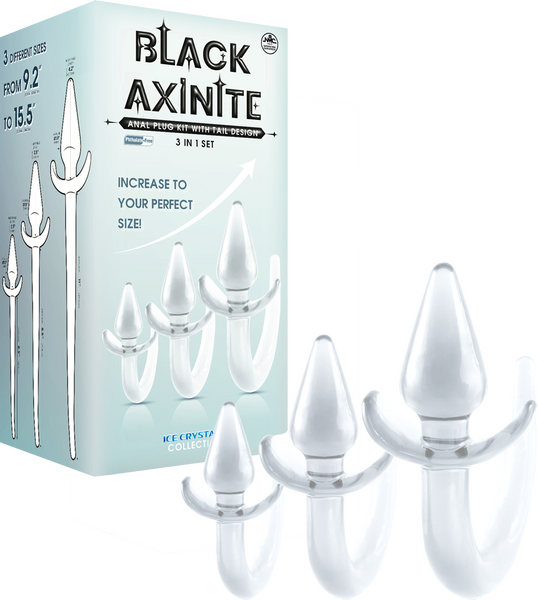 3 in 1 Anal Plug Kit – Flexible Hygienic Plug with Tail > Anal Range > Tail Butt Plugs - Tophatter Daily Deals