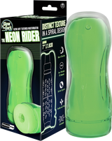 The Neon Rider Masturbator – Glow in the Dark Soft Flexible Masturbator 7 Inch > Sex Toys For Men > Masturbators Cup - Tophatter Daily Deals