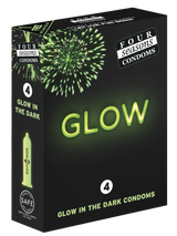 Four Seasons Glow N' Dark (Glow in the Dark) – Lubricated Condom 4 Pack > Essentials > Condoms - Tophatter Daily Deals