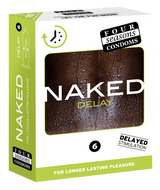 Four Seasons Naked Delay Condom - 6 Pack > Essentials > Condoms - Tophatter Daily Deals