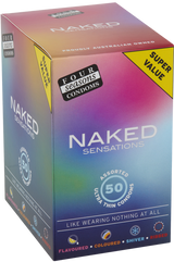 Four Seasons Naked Sensations – Ultra Sensitive Lubricated Condoms - Assorted 50 Pack > Essentials > Condoms - Tophatter Daily Deals
