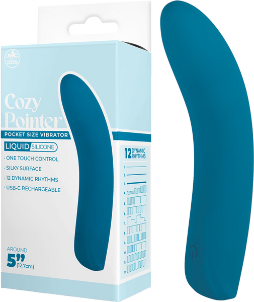 Cozy Pointer – Silicone Rechargeable 5 Inch Vibrator with One Touch Control > Vibrators > Standard Vibrators - Tophatter Daily Deals