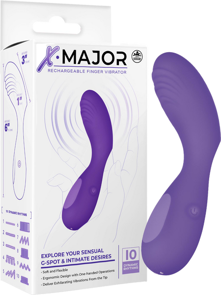 Rechargeable Finger Vibrator – Soft Flexible One-Handed Operation > Vibrators > Finger Vibrators - Tophatter Daily Deals