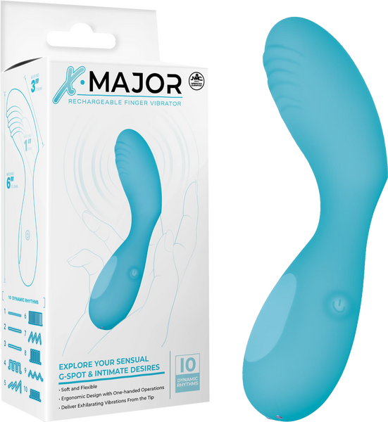 Rechargeable Finger Vibrator – Soft Flexible One-Handed Operation Vibrator > Vibrators > Finger Vibrators - Tophatter Daily Deals