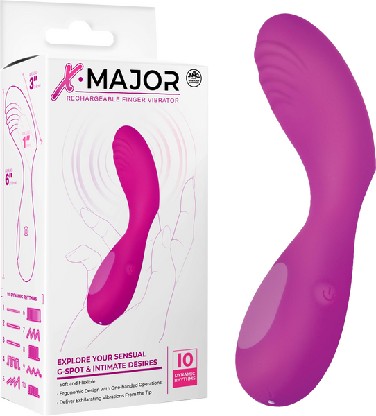 Rechargeable Finger Vibrator – Soft Flexible One-Handed Operation Vibrator > Vibrators > Finger Vibrators - Tophatter Daily Deals