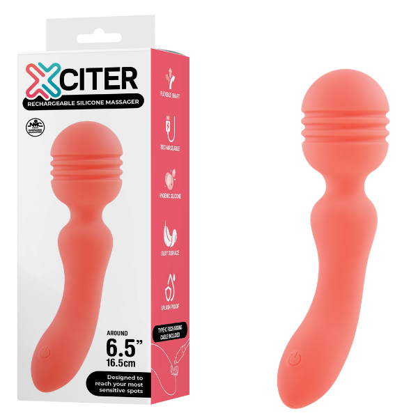 Exciter Rechargeable Silicone Massager – Rechargeable Silicone Massager > Sex Toys > Mini Massagers - Tophatter Daily Deals