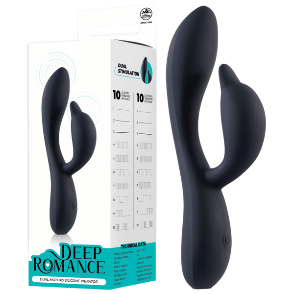Dual Motor Silicone Vibrator – Splash Proof 5.8 Inch Rechargeable Vibrator > Vibrators > Ladies > Rabbit - Tophatter Daily Deals