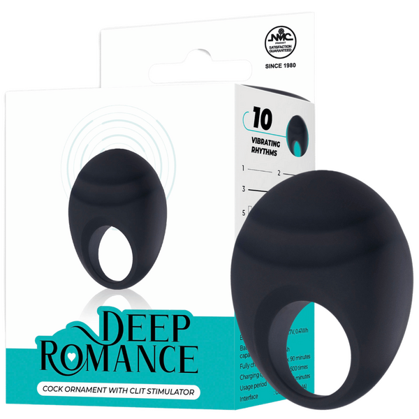Cock Ring with Clit Stimulator – Splash-Proof Rechargeable Vibrator 3 Inch > Sex Toys > Couples Toys - Tophatter Daily Deals