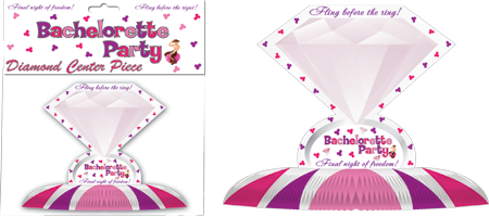 Diamond Centerpiece – Decorative Hen Party Table Accent > Novelties > Bachelor & Bachelorette Items - Tophatter Daily Deals