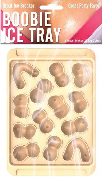 Boobie Ice Cube Tray Set – Durable Food-Grade Silicone Ice Cube Trays > Novelties > Party Supplies - Tophatter Daily Deals