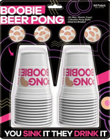 Boobie Beer Pong Set – Party Game with Boobie-Shaped Balls and Plastic Cups > Novelties > Games - Tophatter Daily Deals