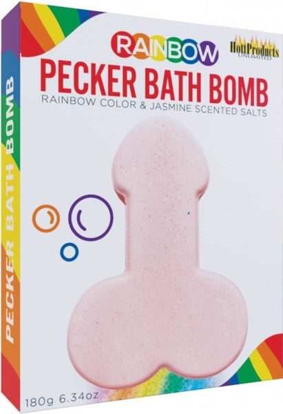 Pecker Bath Bomb – Vibrant Rainbow Scented Bath Bomb > Essentials > Bath & Body - Tophatter Daily Deals