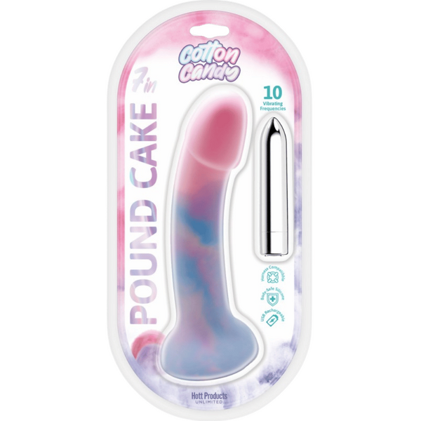Poundcake Cotton Candy – Medical-Grade Silicone Customizable Vibration Vibrator > Novelties > Candy & Edible Items - Tophatter Daily Deals