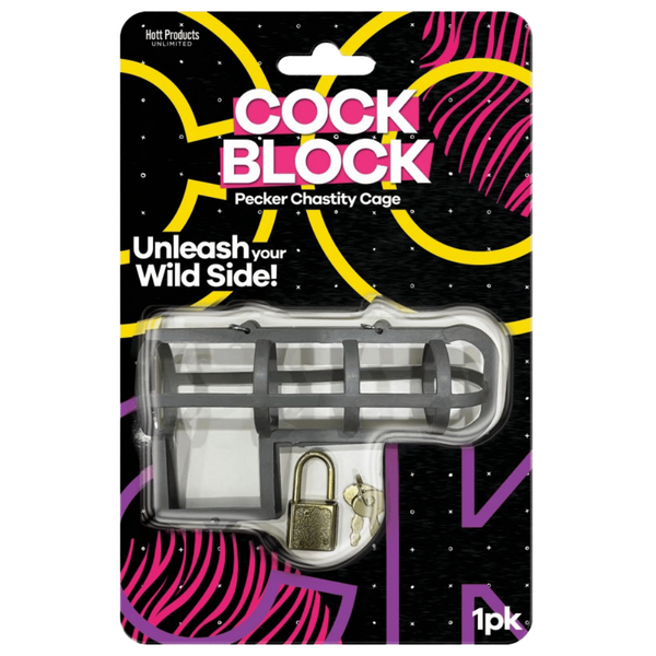 Cock Block – Adjustable Lockable Male Chastity Device with Master Lock and Key > Novelties > Gag Gifts - Tophatter Daily Deals