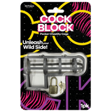 Cock Block – Adjustable Lockable Male Chastity Device with Master Lock and Key > Novelties > Gag Gifts - Tophatter Daily Deals