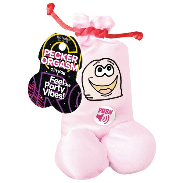 Pecker Orgasm Talking Bag – Audible Party Gift Bag > Novelties > Gag Gifts - Tophatter Daily Deals