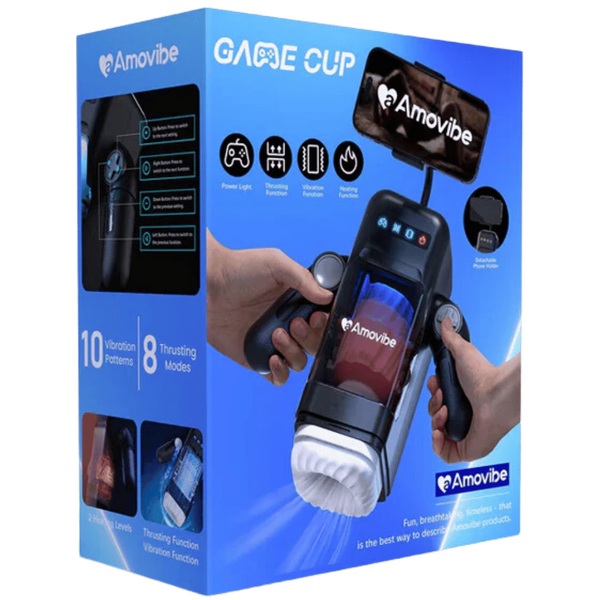 Game Cup Thrusting Male Masturbator – 10 Telescopic Modes and Vibration Frequencies Male Stroker > Sex Toys For Men > Masturbators Premium - Tophatter Daily Deals