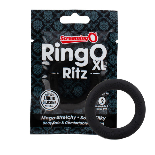 RingO Ritz XL (Black) Cockring > Cock Ring > Single - Tophatter Daily Deals