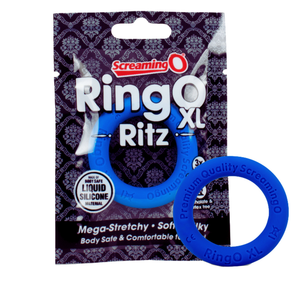 RingO Ritz XL (Black) Cockring > Cock Ring > Single - Tophatter Daily Deals