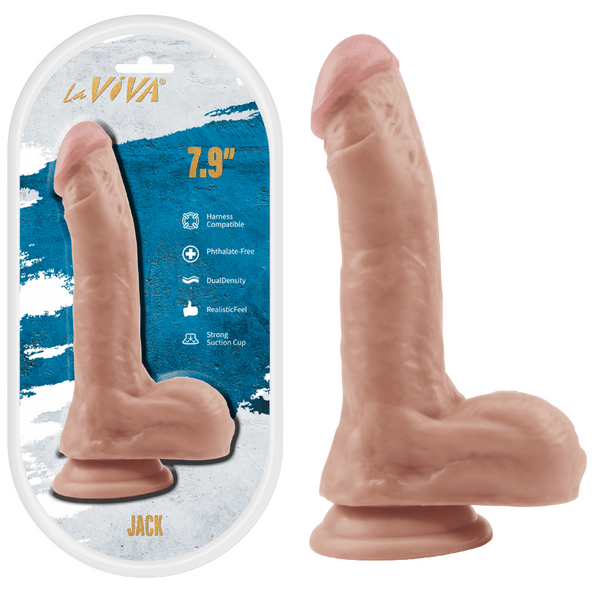Jack 7.9 Inch Dildo – Realistic Pleasure Toy > Dildos > Realistic Dildos - Tophatter Daily Deals