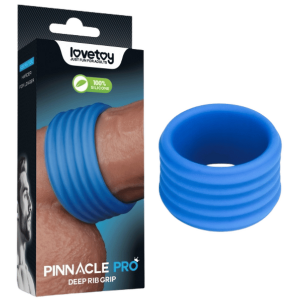 Deep Rib Grip Ring – Silicone Stretch Grip Ring > Cock Ring > Single - Tophatter Daily Deals