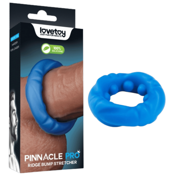 Ridge Bump Stretcher – Textured Stretching Sleeve > Cock Ring > Single - Tophatter Daily Deals
