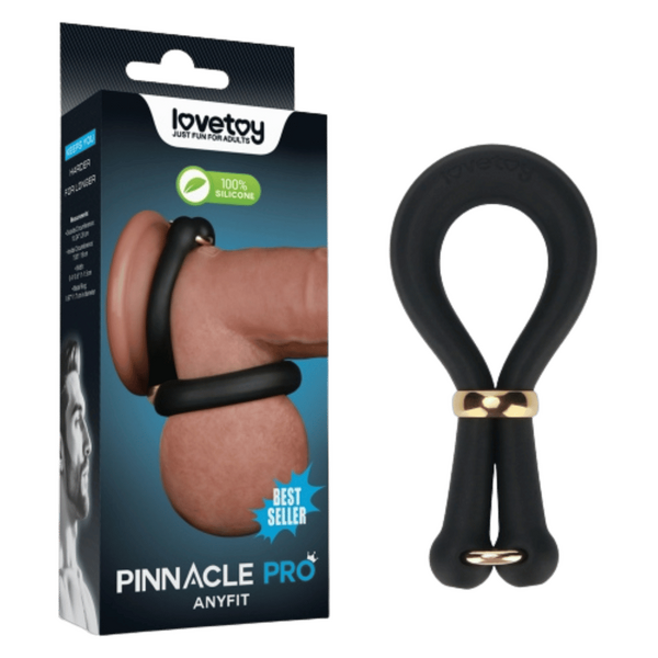 AnyFit Silicone Stretcher Ring – Adjustable Dual-Loop Silicone Stretcher > Cock Ring > Adjustable - Tophatter Daily Deals
