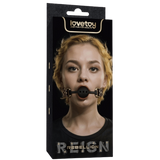 Rebellion Reign Ball Gag – Luxury Faux Leather Ball Gag with Antique Bronze Spikes > Bondage Gear > Gags and Bits - Tophatter Daily Deals